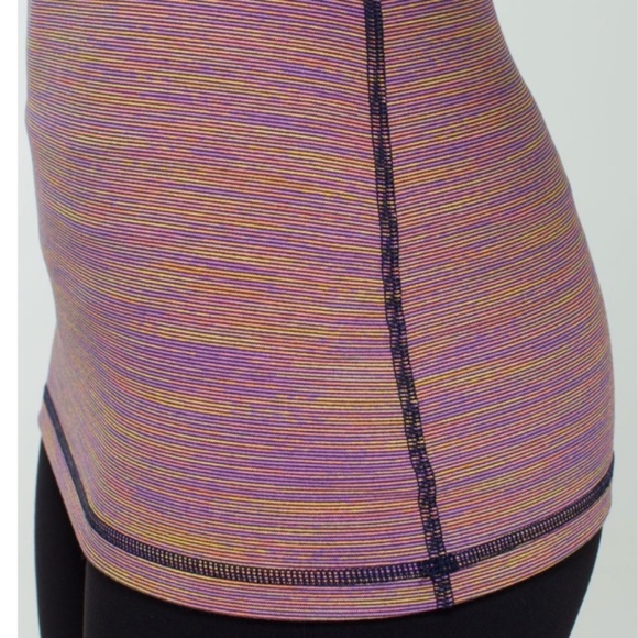 Lululemon Power Y Tank Luon Wee Are From Space Vintage Pink Size 6 EUC - Picture 4 of 9